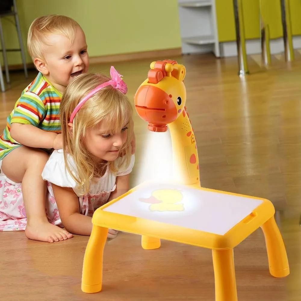 Drawing Desk Projector, Painting Board for Kids